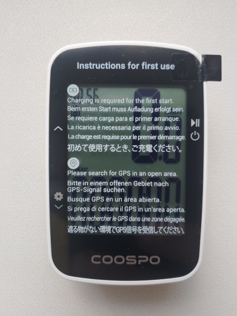 Новий надійний GPS велокомп'ютер.