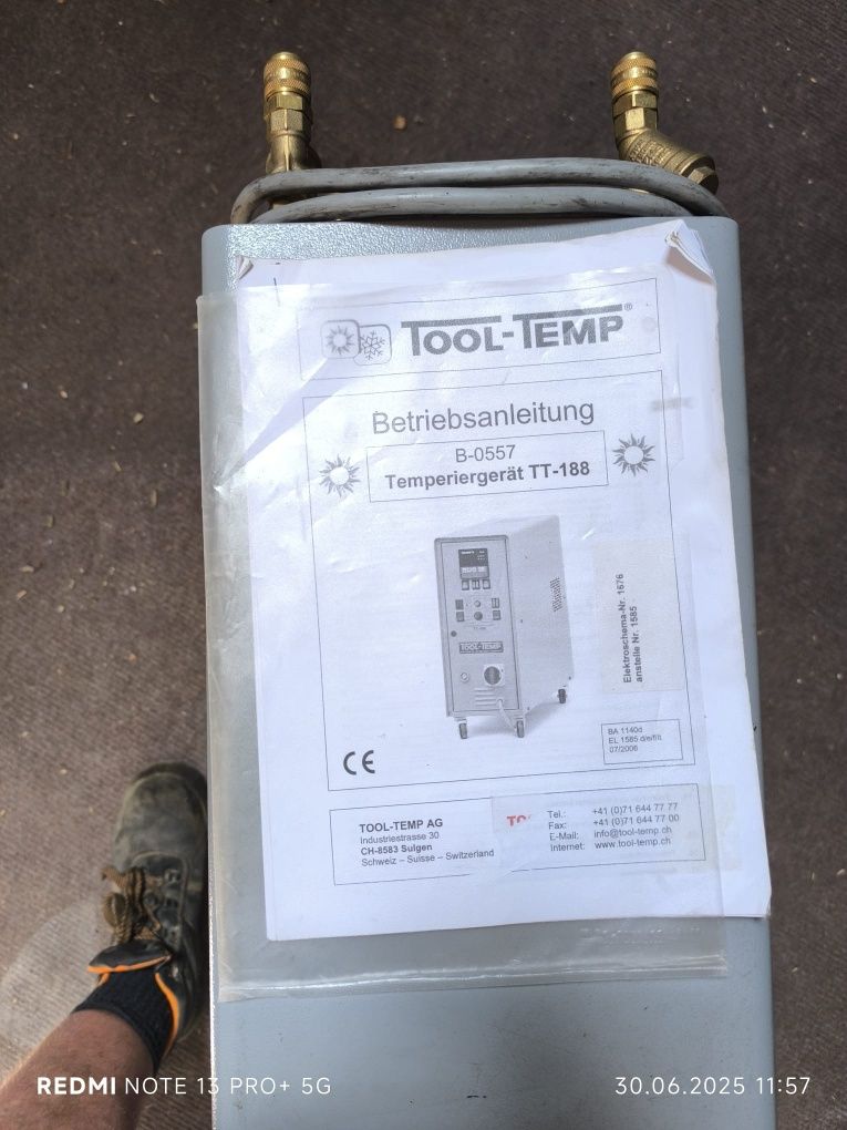 Regulator temperatury chiller do wtryskarki