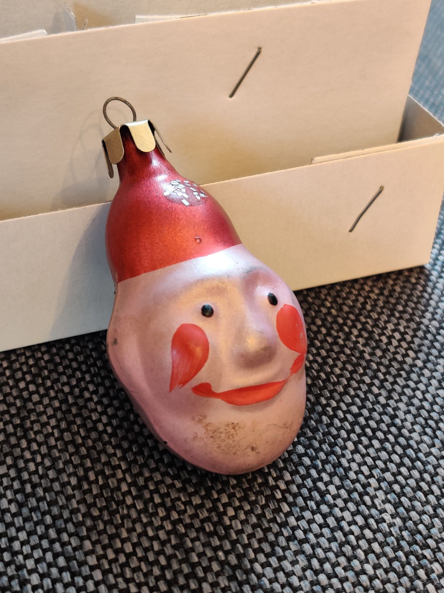 Bombki choinkowe PRL ozdoby na choinkę vintage lampki ZSRR