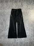 З молніями клеш джинси штани авангард rick owens drkshdw женские S M L