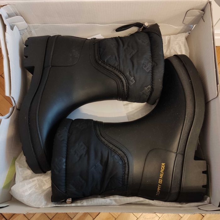 Nowe ocieplane kalosze damskie Tommy Hilfiger. Rozmiar 36-37