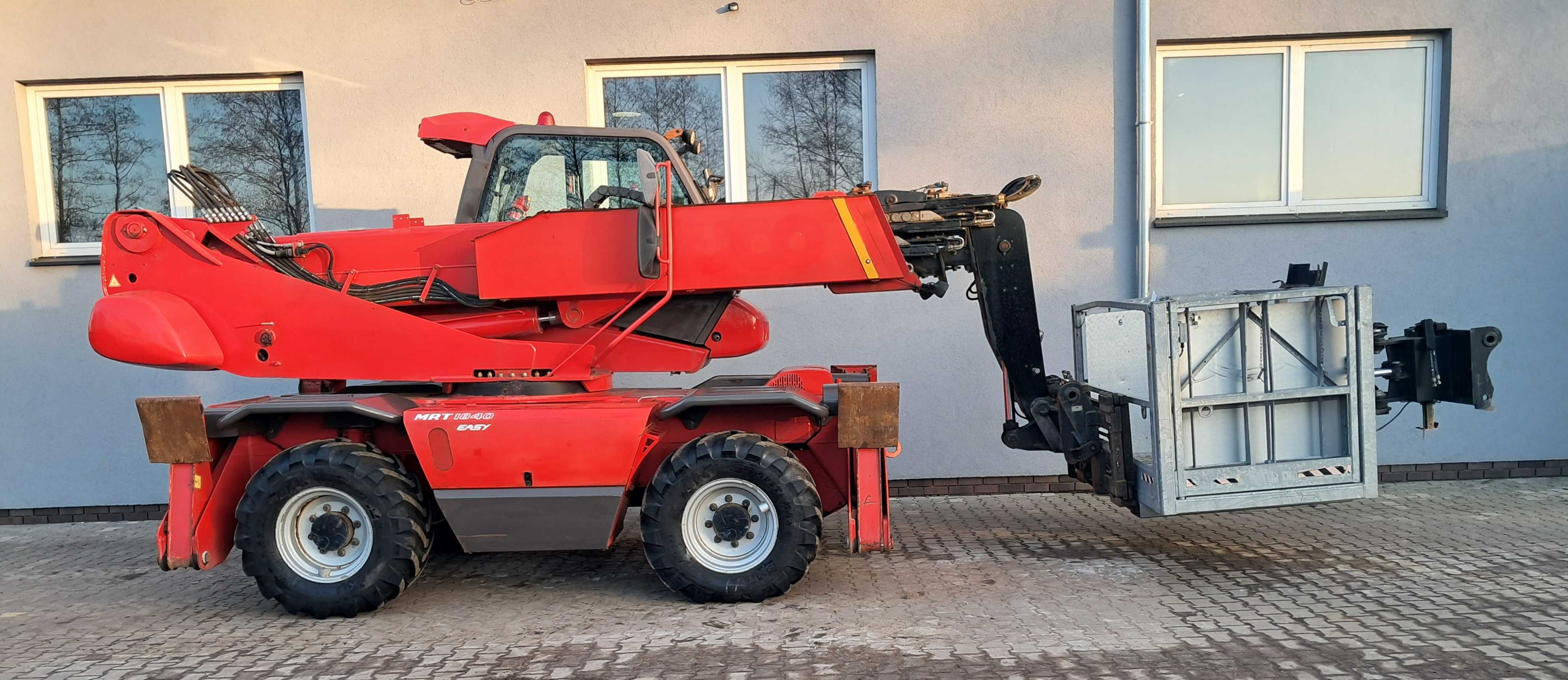 MANITOU MRT 1840 Easy Klima Ładowarka obrotowa ROTO Ster. Radiowe Kosz