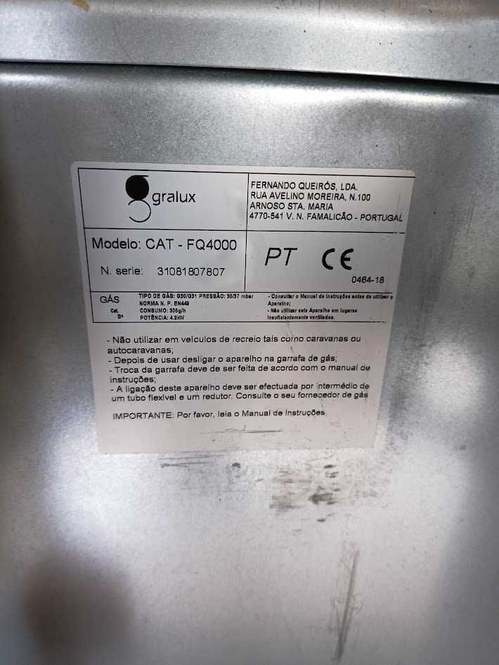 Aquecedor para botijas gás Gralux