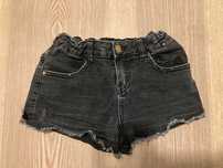 Jeansowe shorty czarne Reserved Roz. 158 cm
