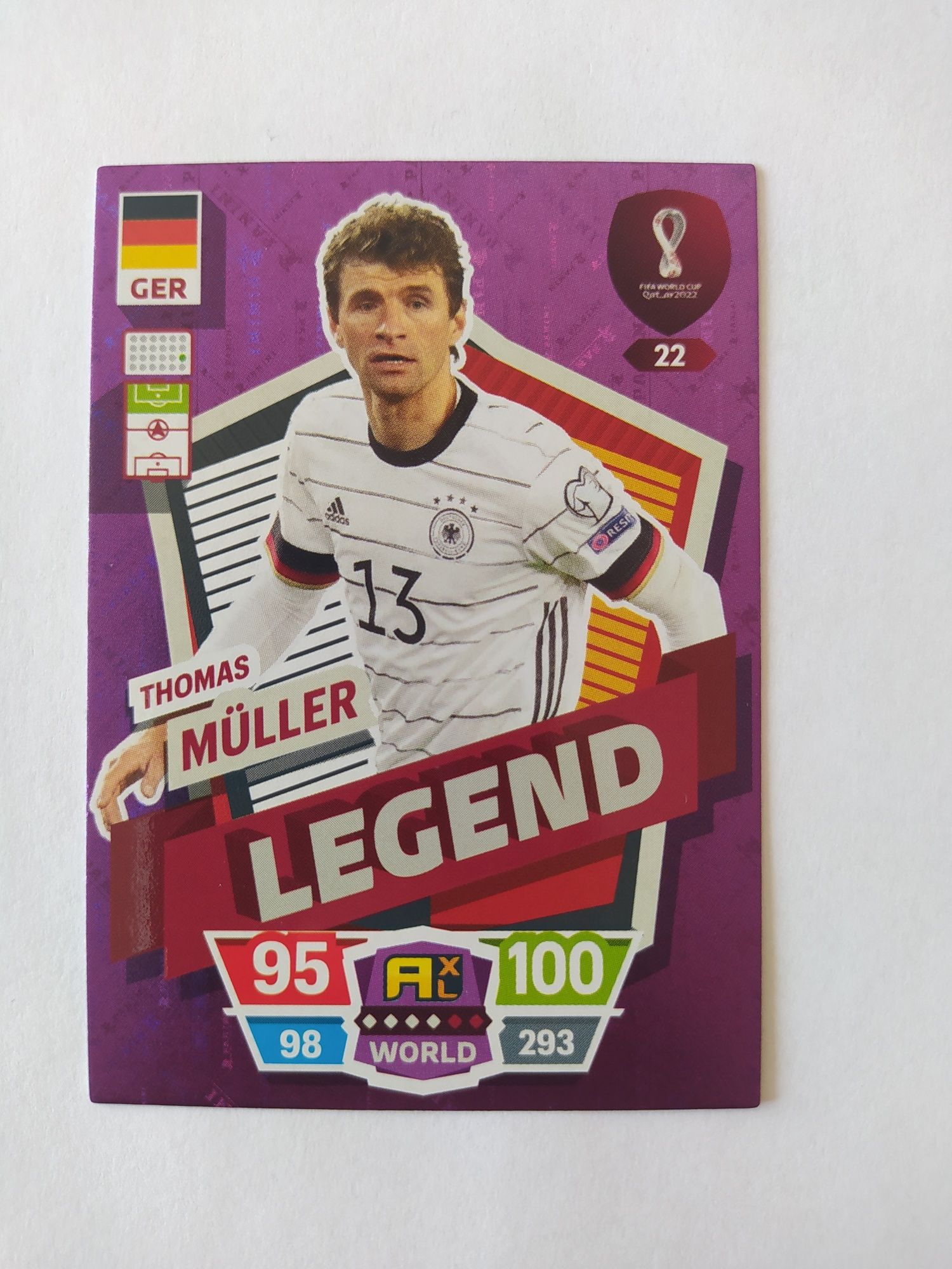 Karty panini FIFA World Cup Qatar Legend