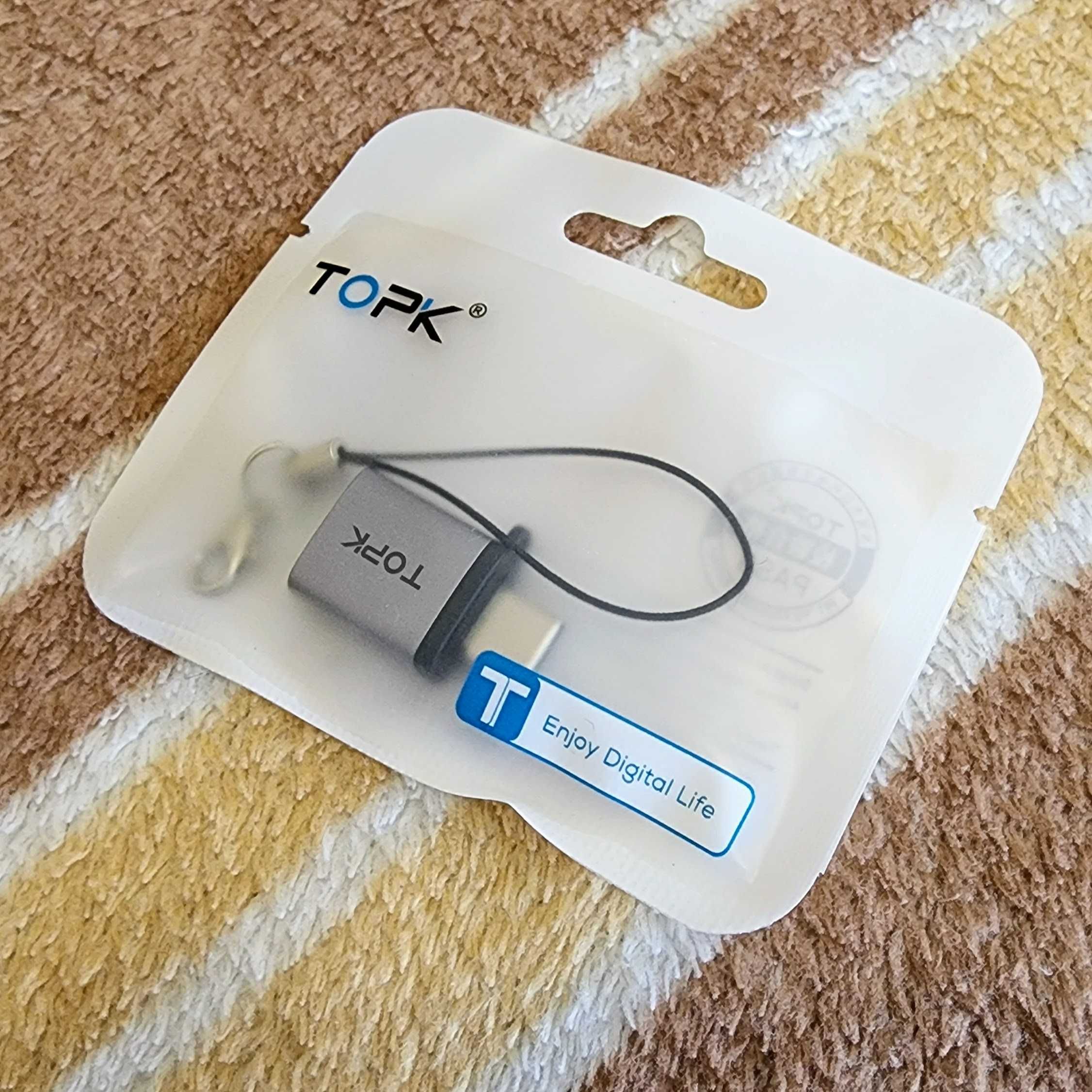 OTG адаптер USB Type-C до Type-A TOPK AT06