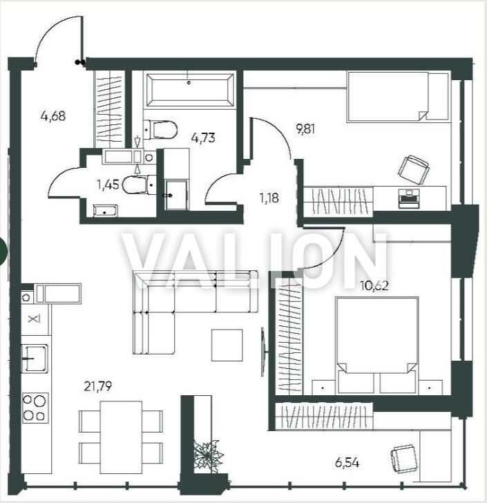 Без % Продаж 2 кв в Голосіївському р-ні, ЖК Central Hills Краща ціна