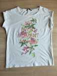 Koszulka T-shirt damski bez rękawów z nadrukiem M