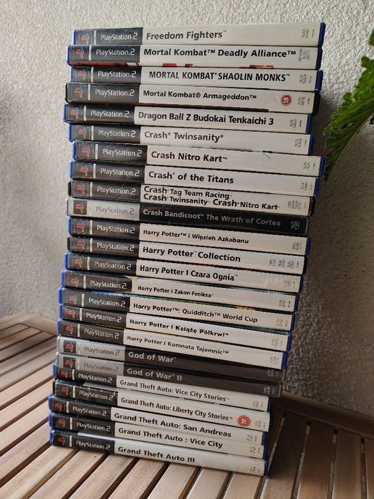 Gra PS2 Crash Harry Potter Mortal Kombat Dragon Ball God Of War GTA