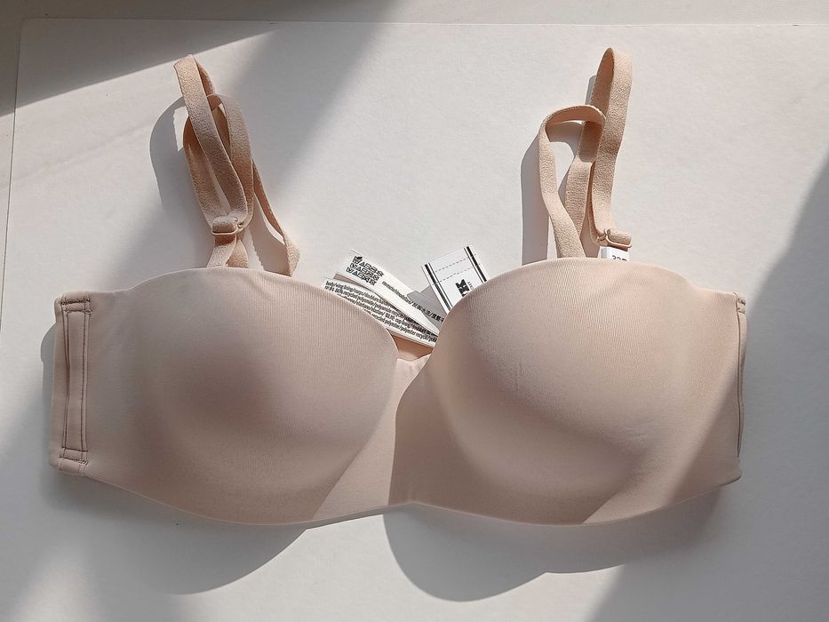 PINK 32В  Wear Everywhere Push-Up Strapless Bra Бюст без бретелек VS