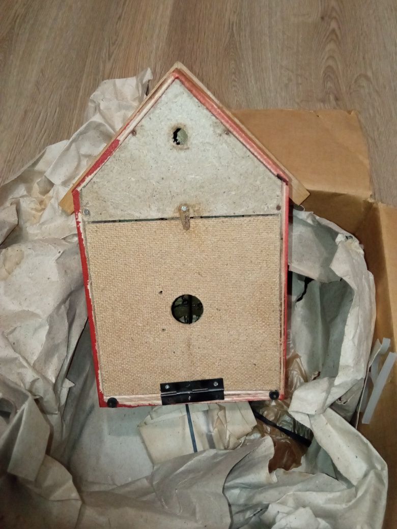 Новые настенные часы кукушка в коробке с документами №5