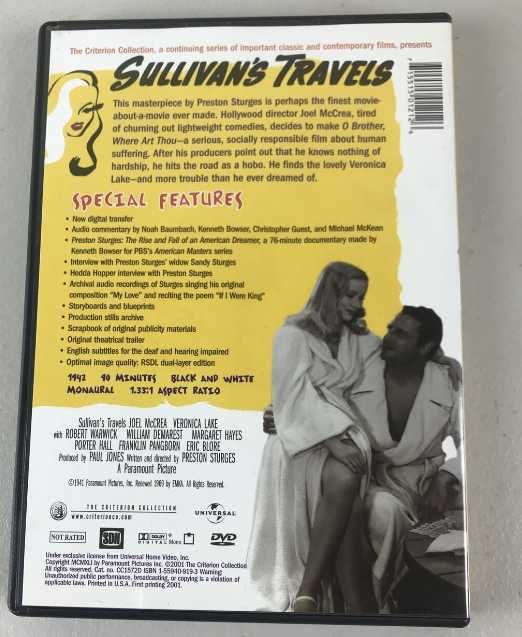 Preston Sturges- Sullivan's Travels [DVD Criterion]