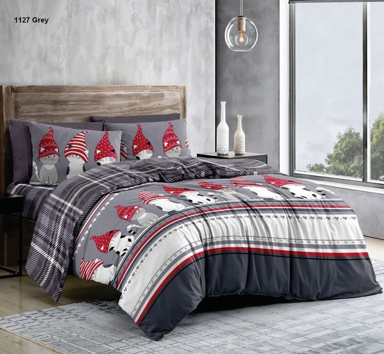 Новорічні комплекти постільної білизни з тканини Бязь Голд Люкс