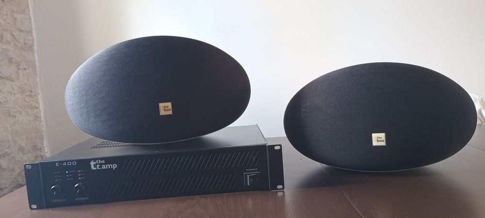 Vendo conjunto de Power Amp + Speakers