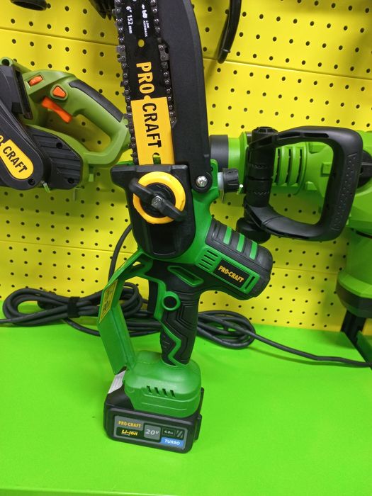Procraft PKA32Li (1 АКБ) • Міні-пила 20В • Гарантія 3 роки