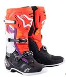 Buty TECH 10 ALPINESTARS Black/Fluo Red/Fluo roz.'42(8), '43(9)