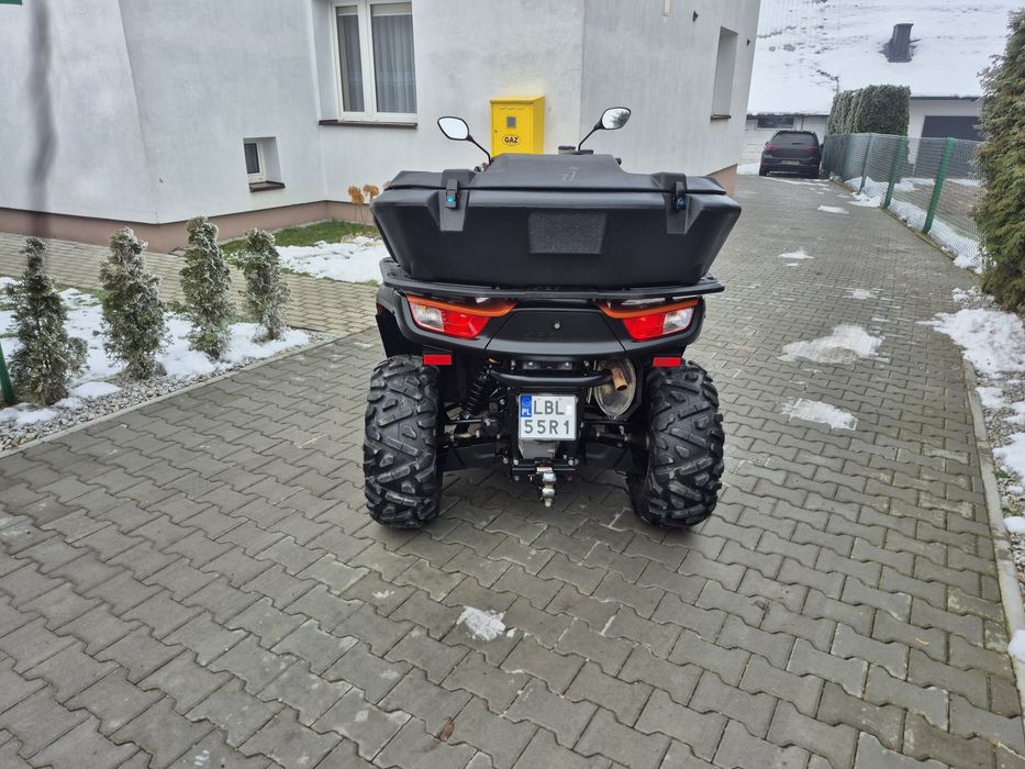 Quad Segway 600 AT6 S - 2024r. - Zarejestrowany! Pług ! Kufer! 900 km!
