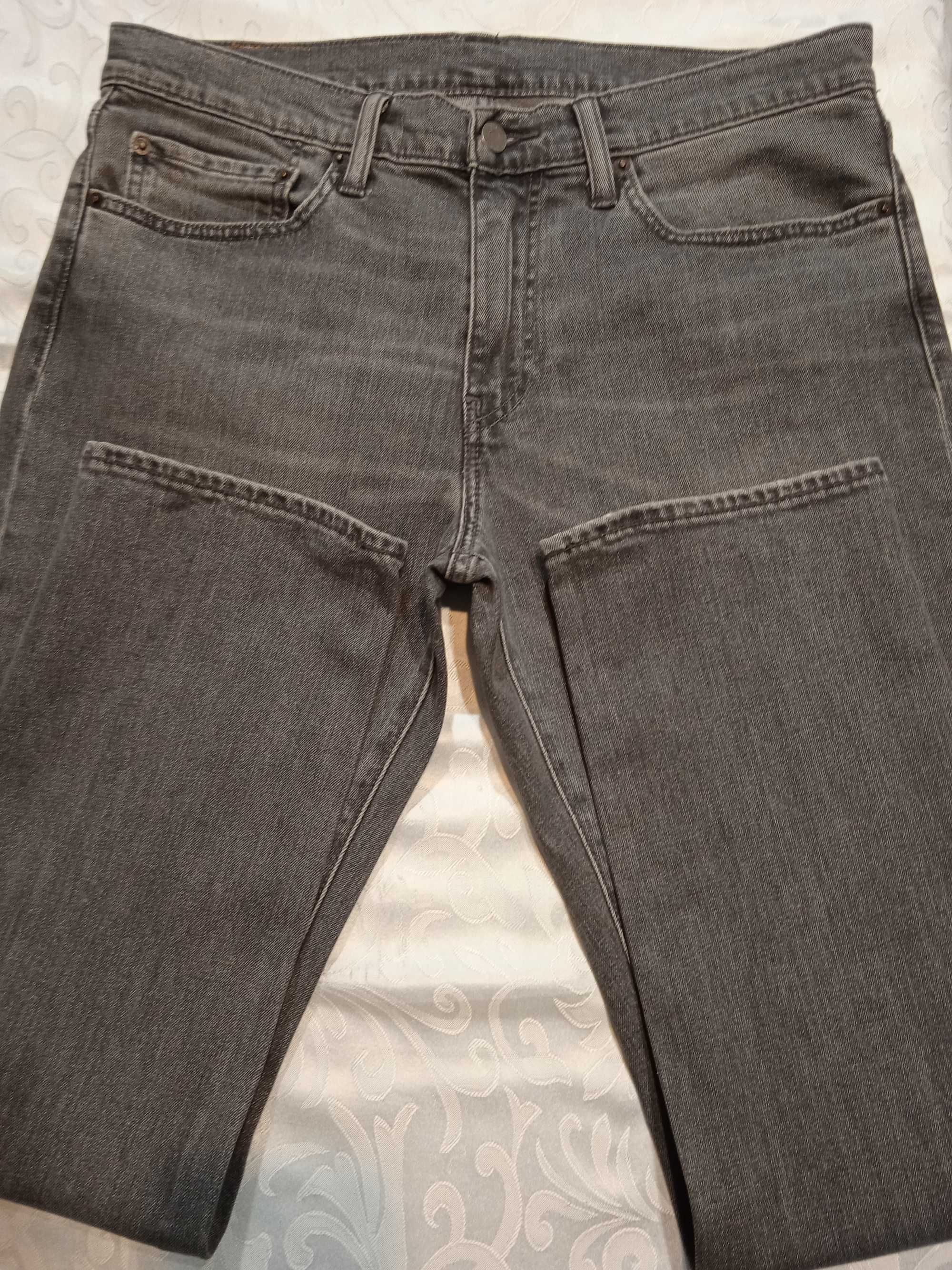 Levis 511 Slim Nowe szare spodnie jeansy W34 L30