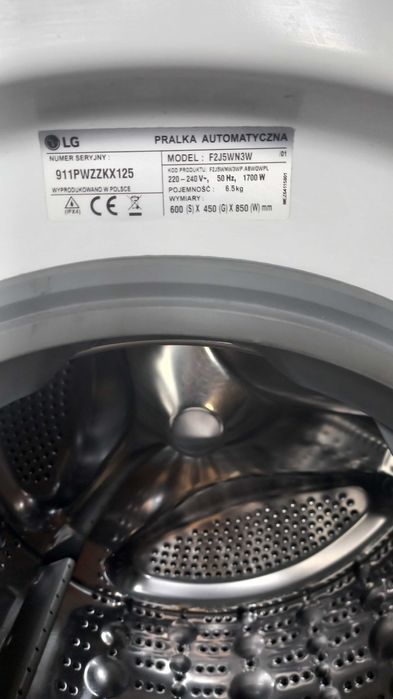 pralka lg 6,5kg direct drive