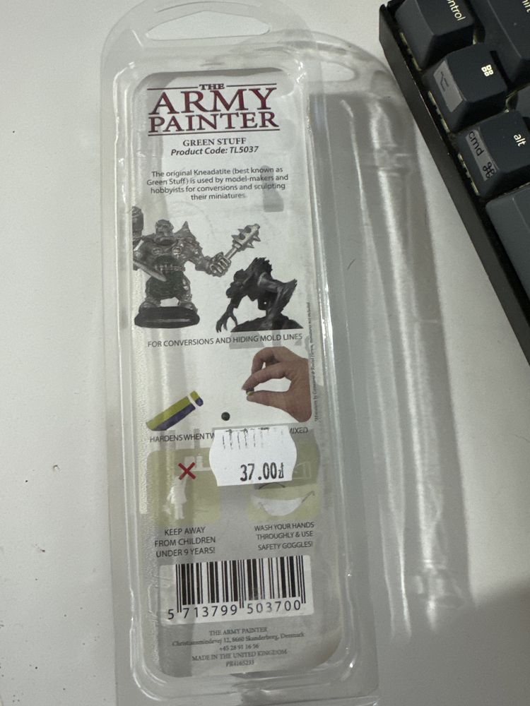 Army painter green stuff - nowy