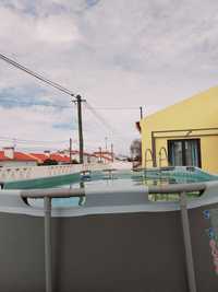 Conjunto de piscina desmontável Bestway Power Steel de 4,88m x 3,05m