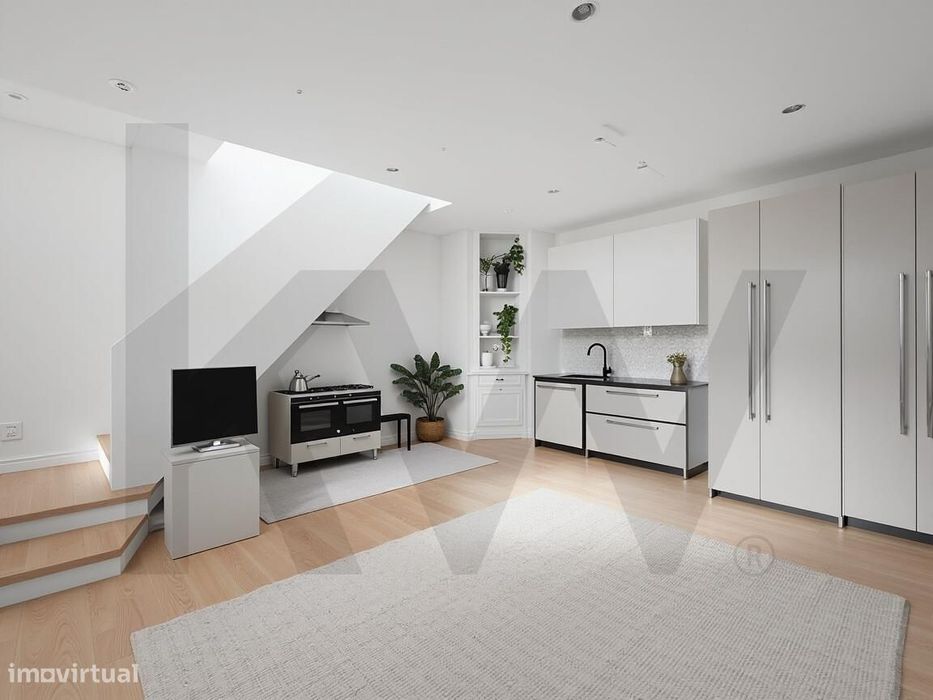 Transforme Este Apartamento de Dois Pisos | Inserido em Prédio no Cent