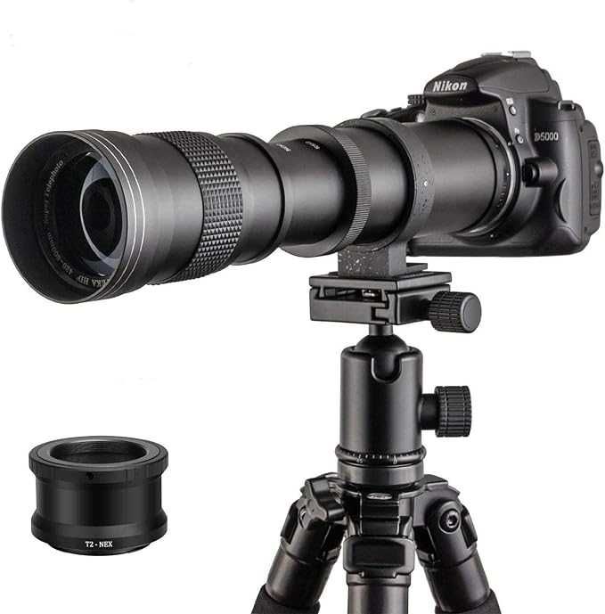 Teleobiektyw lustrzanka obiektywy F8.3i kompatybilny Sony 420-800mm