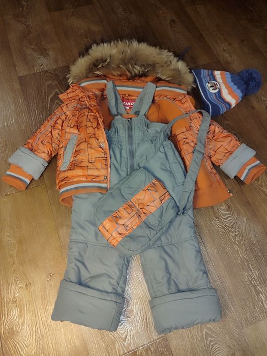 ЗИМОВИЙ КОМБІНЕЗОН КІКО ORIGINAL на 3-4 рочки з сумочкою та шапочкою