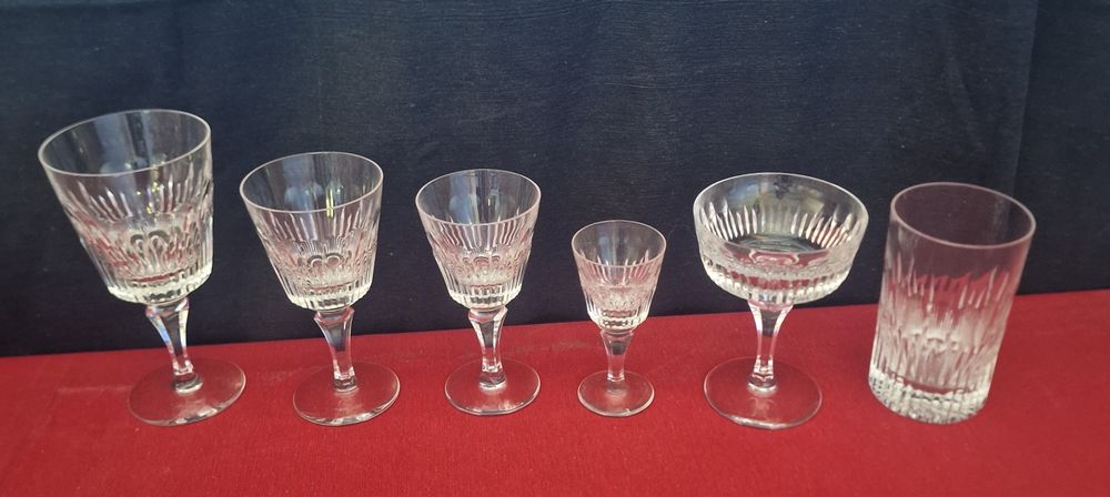 Serviço de copos em cristal - modelo Algarve