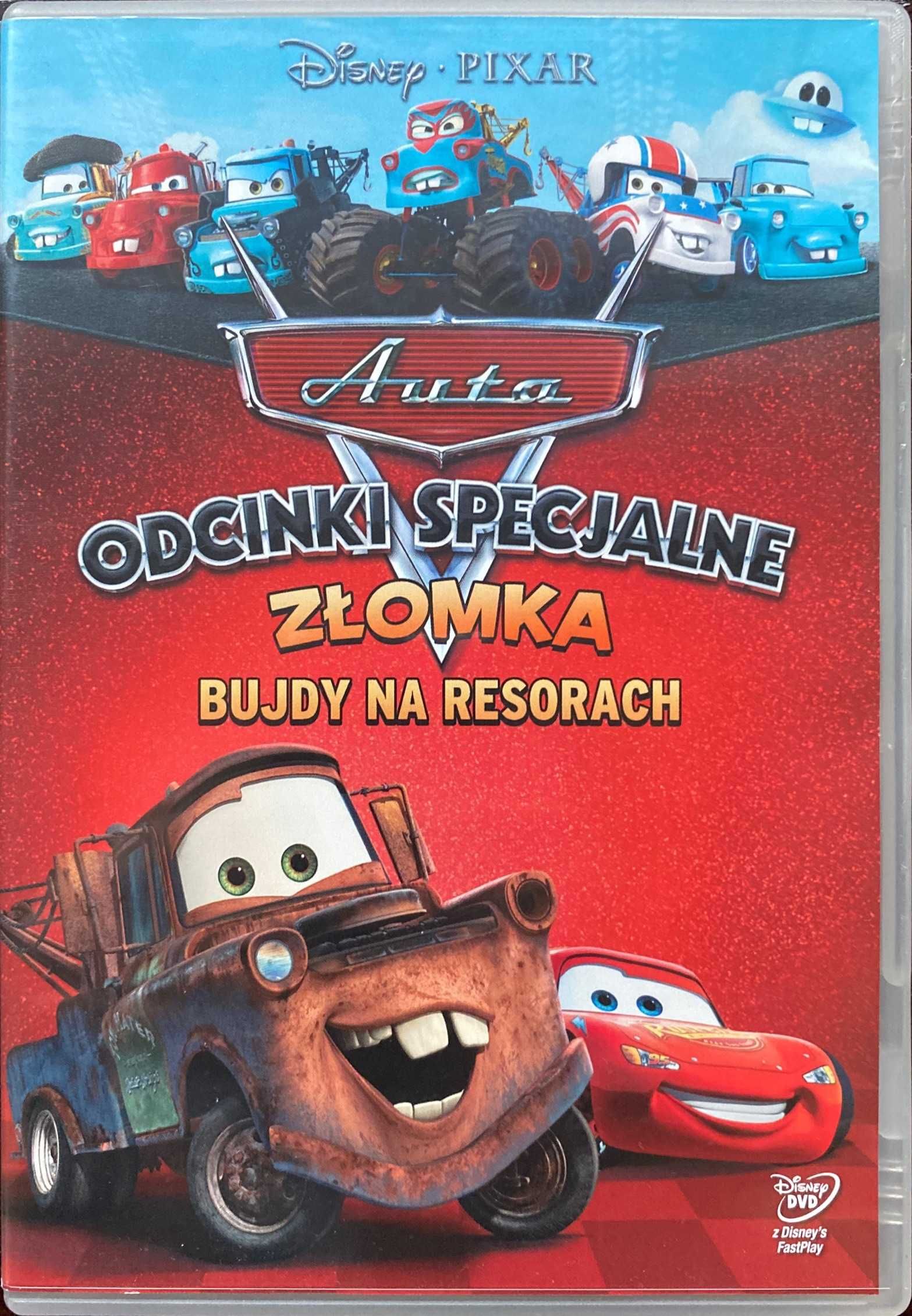 Film DVD Disney PIXAR Auta Odcinki Specjalne Złomka Bujdy na Resorach