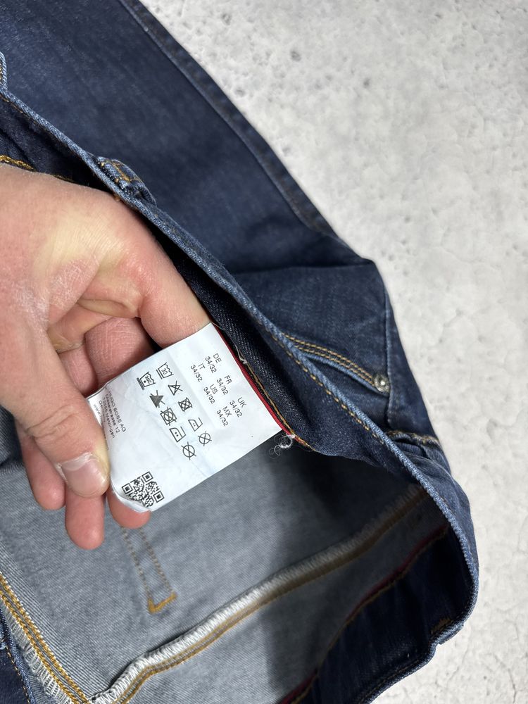Мужские Джинсы Hugo Boss Оригинал 34x32 Темно-Синие