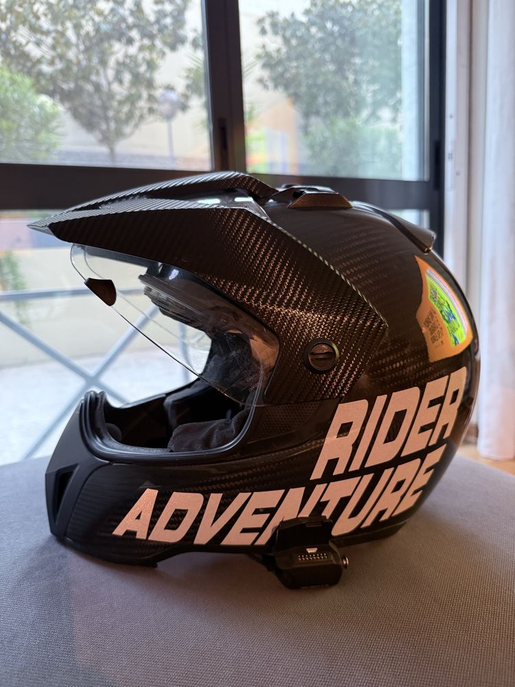 Capacete BMW Enduro Carbono Como Novo 58/59
