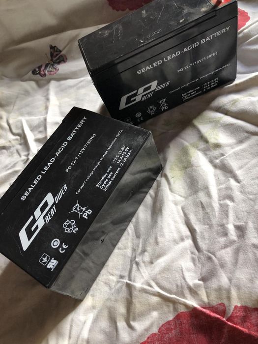 аккумулятор great power pg 12-7.2