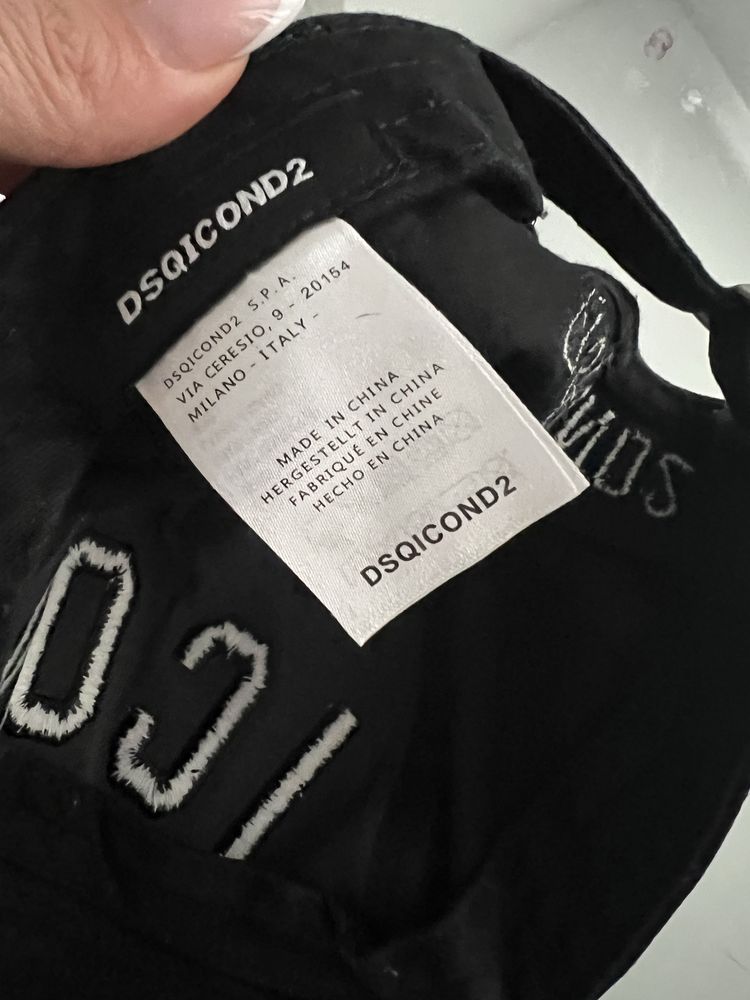 Czapka z daszkiem dsquared2 icon