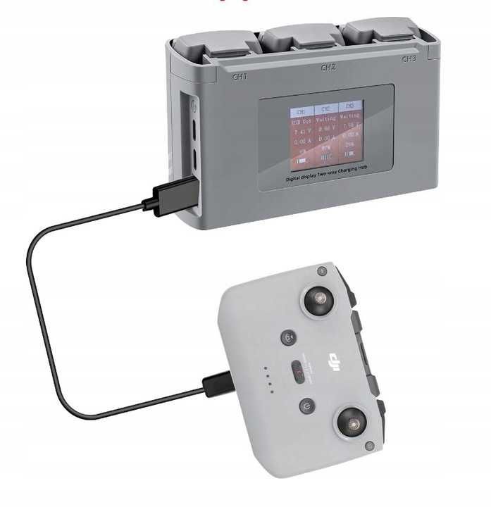 Ładowarka HUB dron DJI Mini SE/2 - LCD