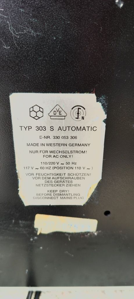 Gramofon Telafunken 3o3 S automatic