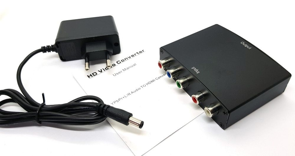 Конвертер переходник компонентный YPbPr+audio -> HDMI/хдми/кабель