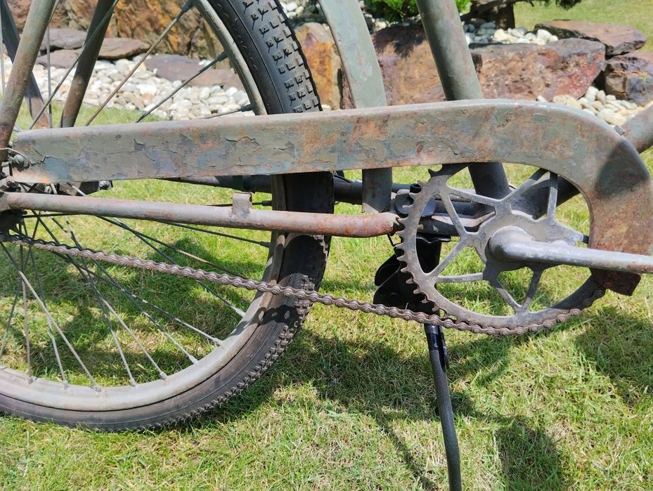 Zabytkowy Szwedzki Rower Wojskowy Monark