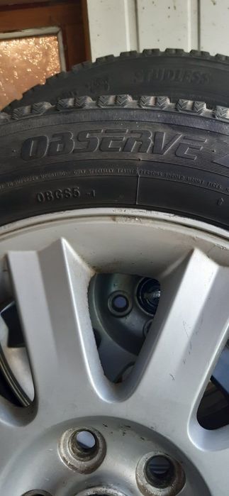 Продам титанові диски із зимовою гумою