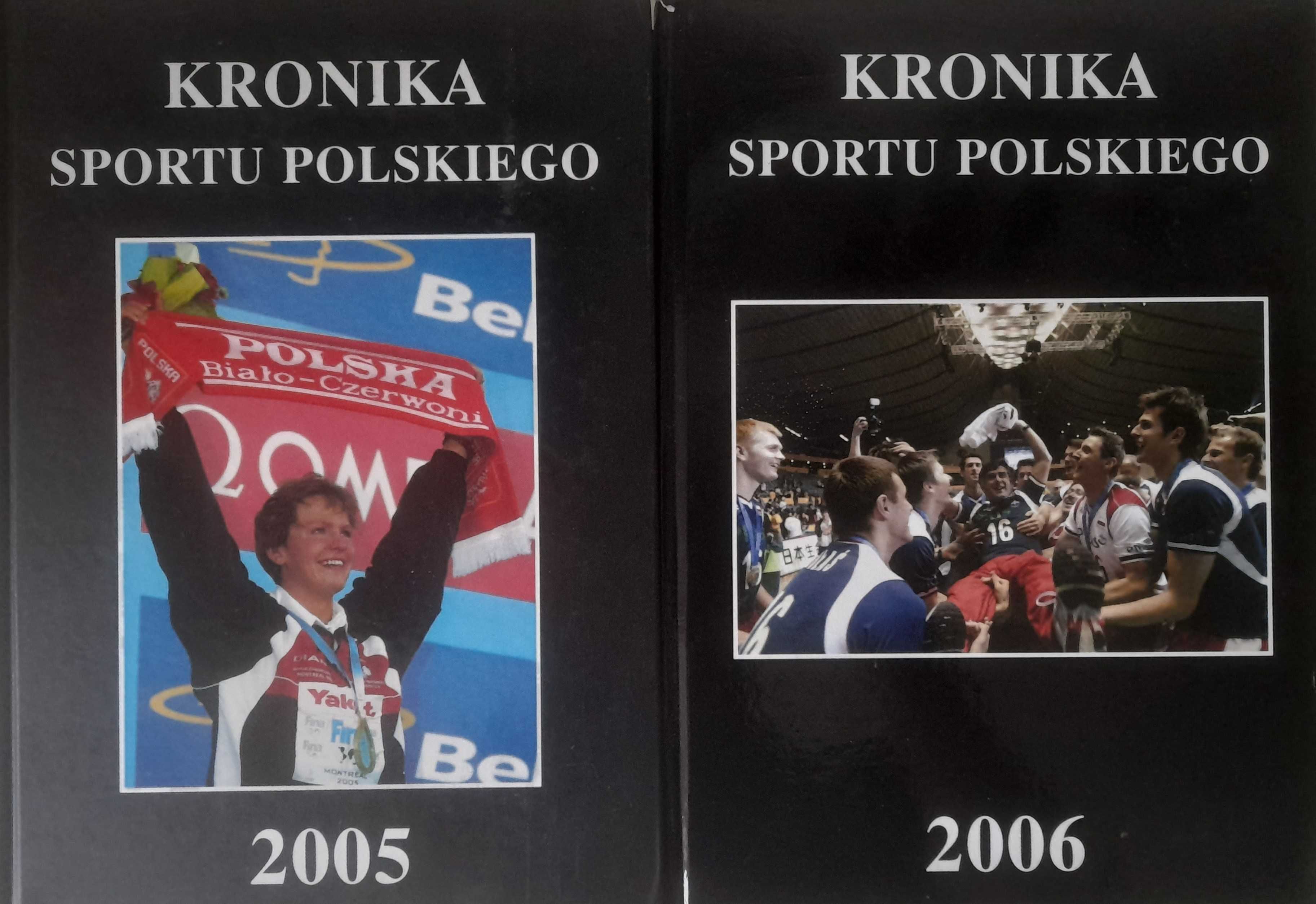 Kronika sportu polskiego 2 książki rok 2005 i 2006