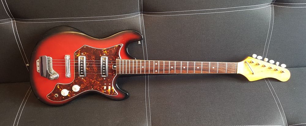 Gitara Japońska Japonia Fgn Sakai Teisko 70 lata Japan
