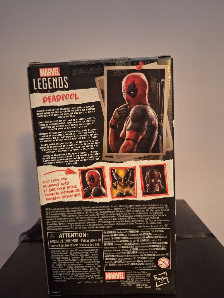Figurka Hasbro Marvel Legends Deadpool z filmu Deadpool & Wolverine