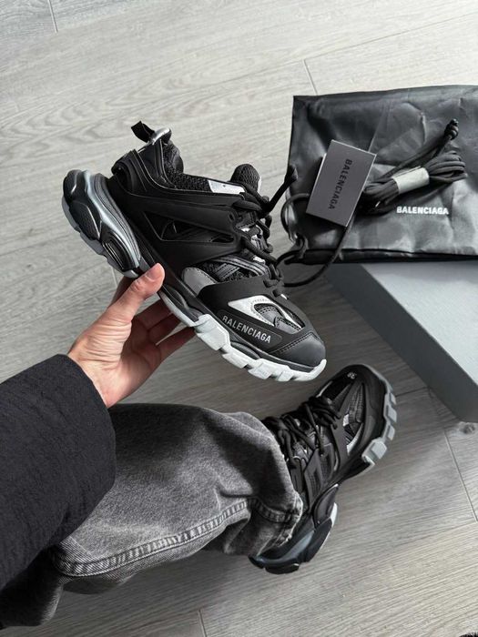 Кросівки Balenciaga Track 3.0 Sneaker in Black/silver premium