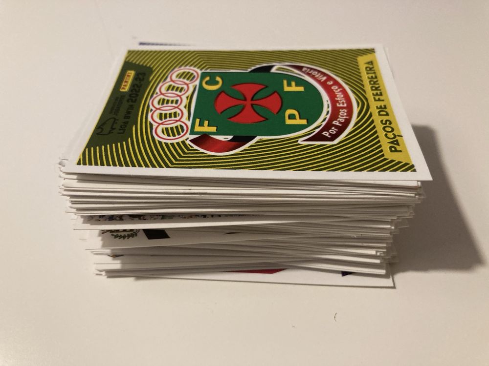 139 cartas da liga Bwin 2022/23 sem qualquer marca completamente novas