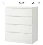 Komoda Malm Ikea stan idealny