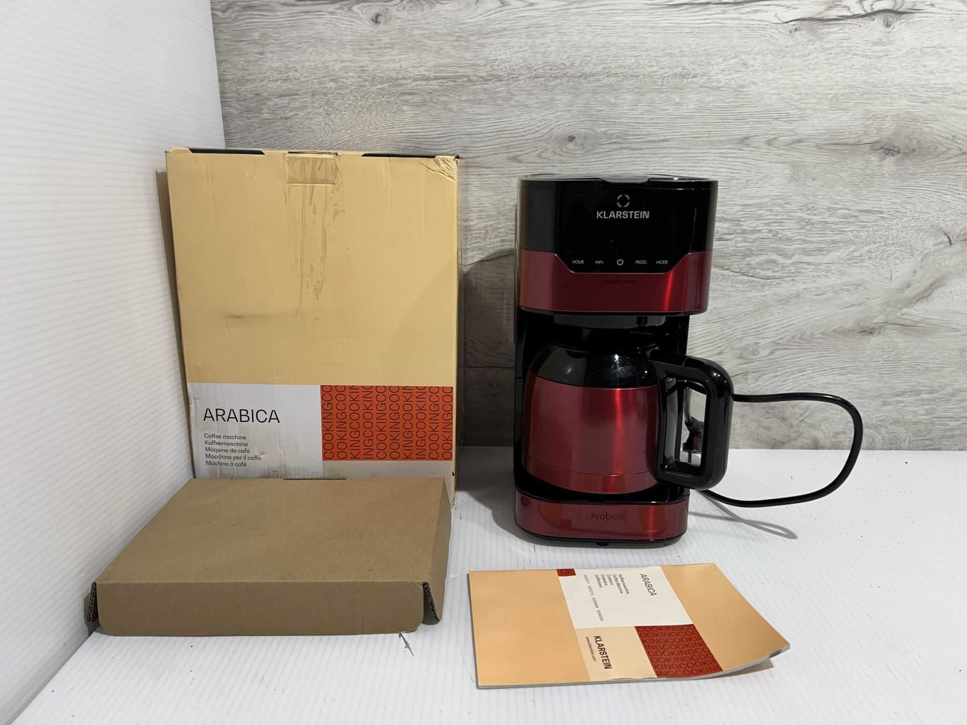 Кавоварка Klarstein Arabica Red Німеччина модель 10035588