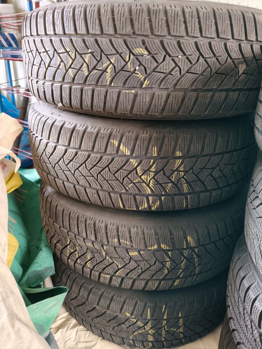 Felgi Stalowe z Oponami Zimowymi Dunlop 5x100 Golf 5/6 Golf plus