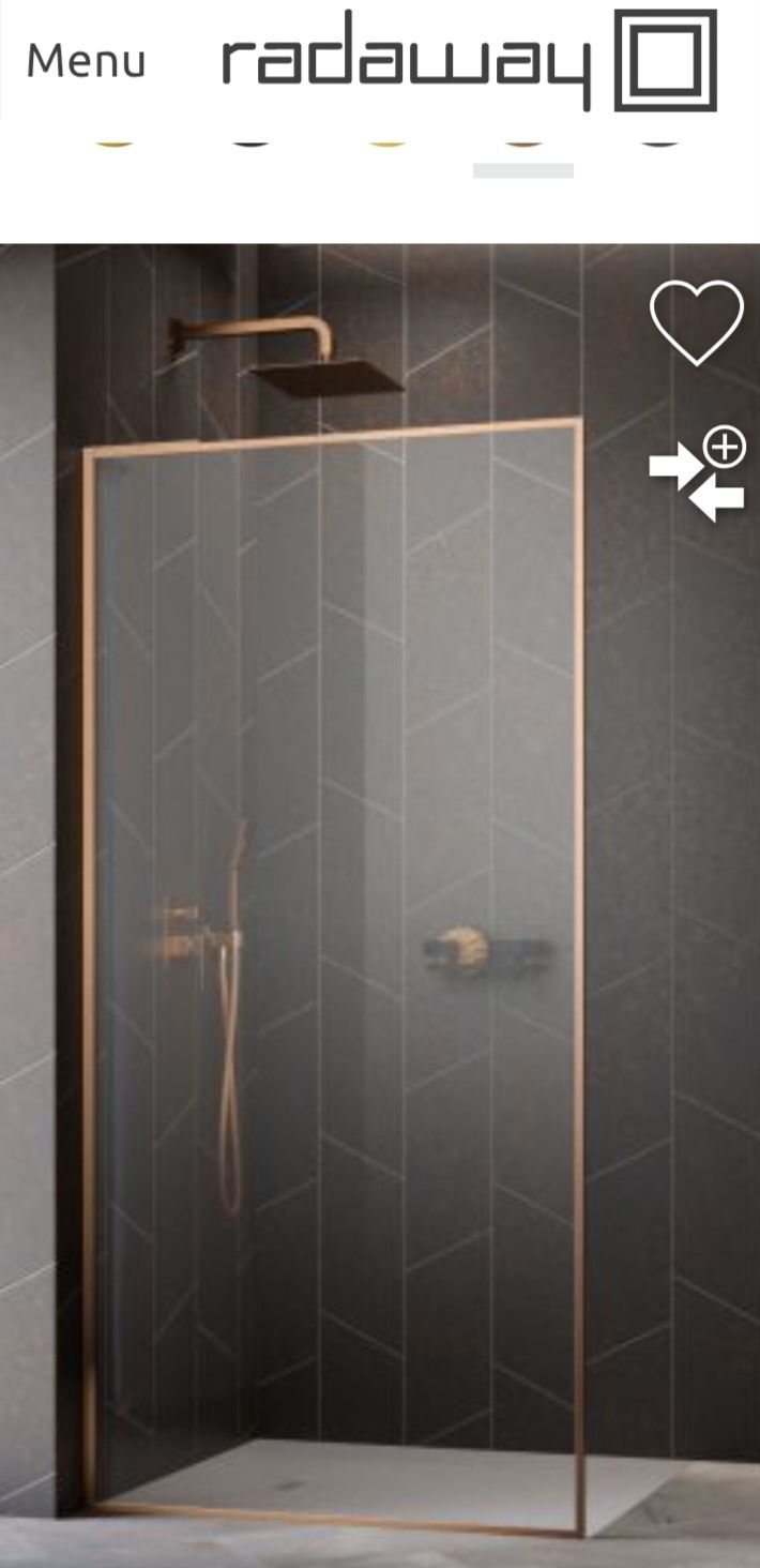 Szyba prysznic Walk-in 750 L Radaway