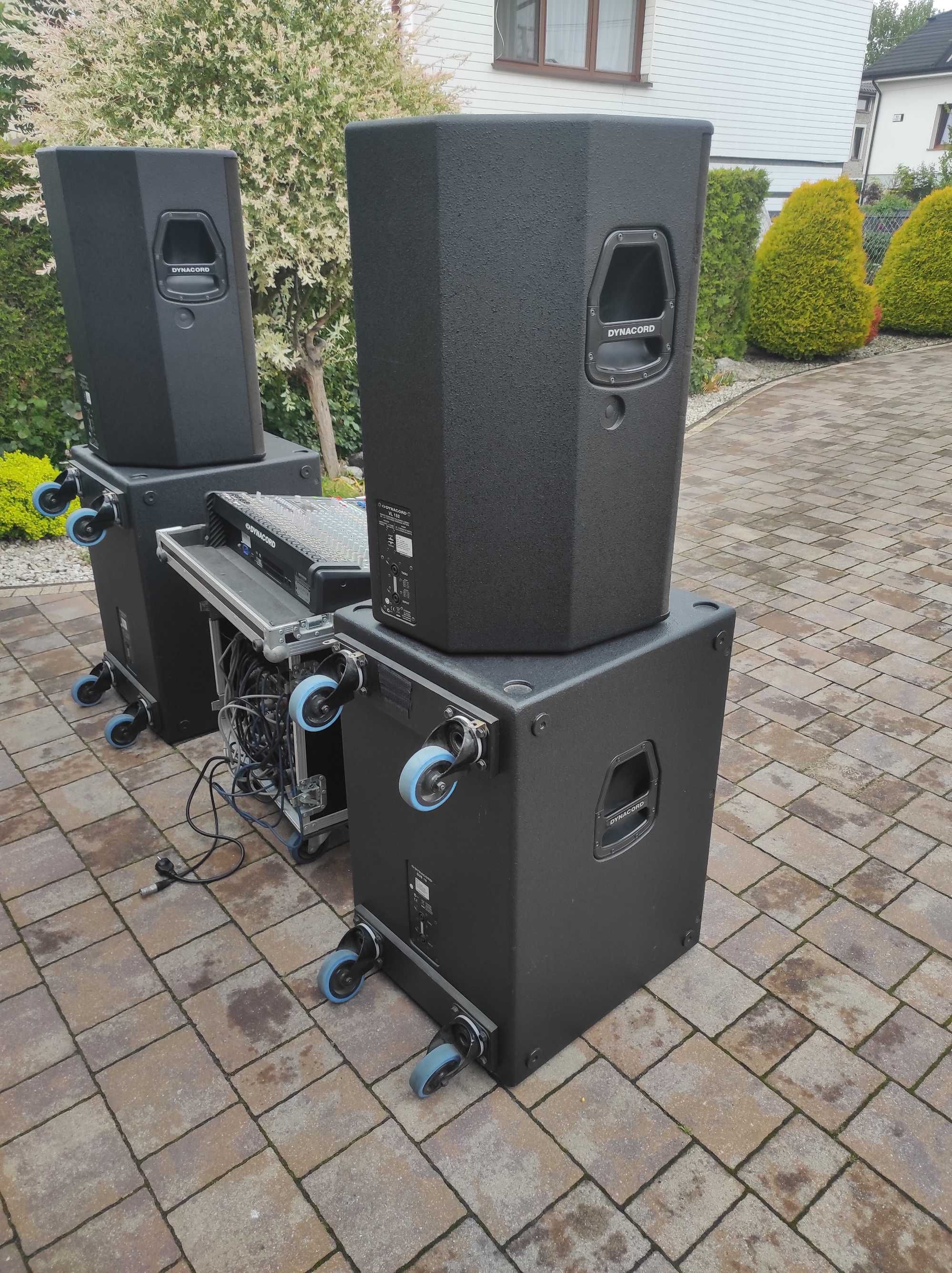 Kolumny Dynacord VL 152/ Sub18 i ElectroVoice/ Dynacord CMS/ DSP600