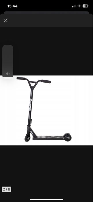 Hulajnoga wyczynowa czarna nowa